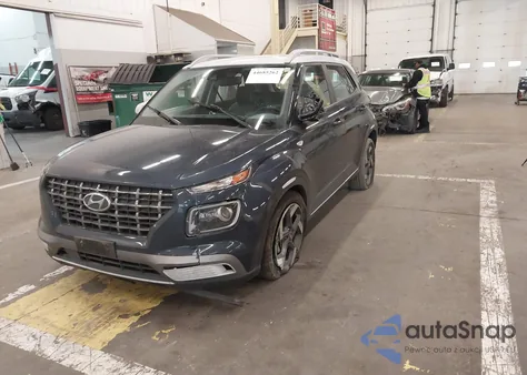 2020 Hyundai Venue Denim из США, поврежденный, VIN KMHRC8A30LU047298